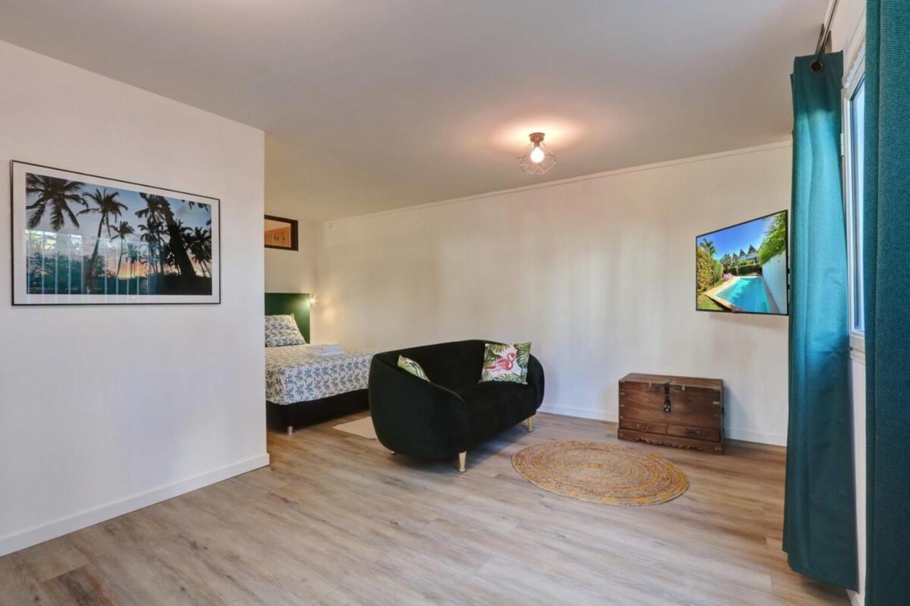 Fleur De Palmier - Appt T4 La Saline Les Bains Villa Bagian luar foto